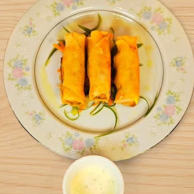 Vegetable Spring Rolls.